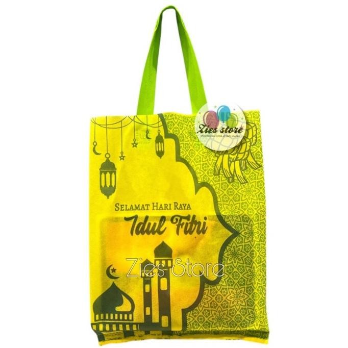 

(ISI 12) Tas souvenir Goodie bag kantong Idul Fitri Lebaran Ramadhan M murah