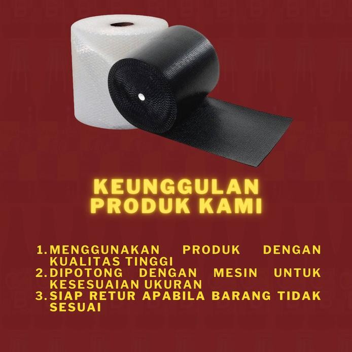

Bubble Wrap Premium 40 CM - 60 CM x 50 METER Tebal & Kuat murah
