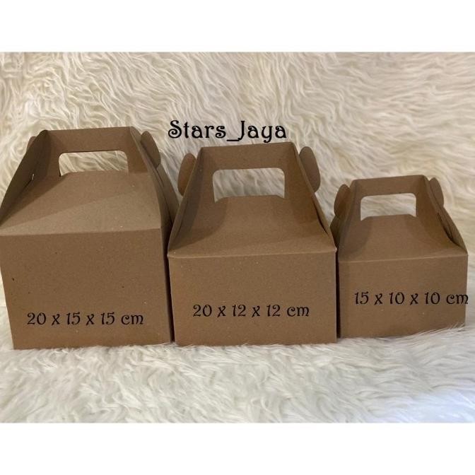 

Gable Box GB201515, Packaging Cake, Box Souvenir, Hampers, Kotak Roti murah