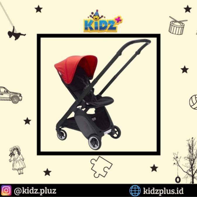 Grosir Sewa Bugaboo Ant Stroller Frame Black - Red