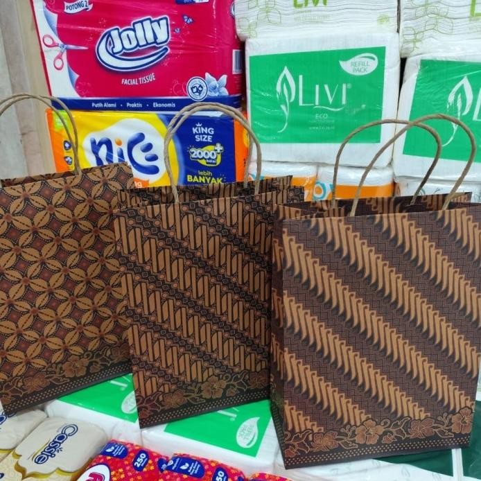 

paper bag polio batik merek Kiki isi 10 pcs murah