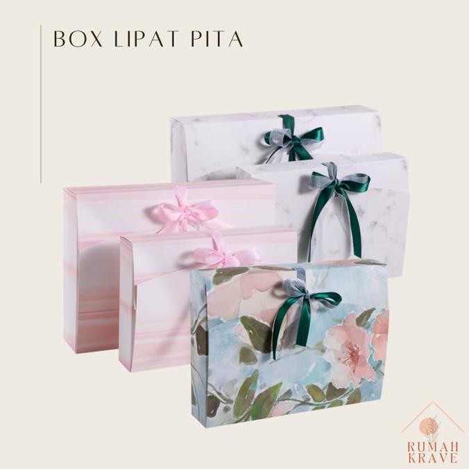 

RUMAH KRAVE - Box Lipat Pita 35cm Kotak Kado Hadiah murah