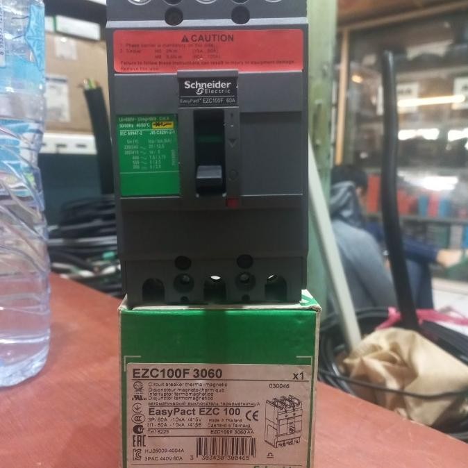 Ezc100F3060 Schneider Mccb 3Phase 60A New Stok