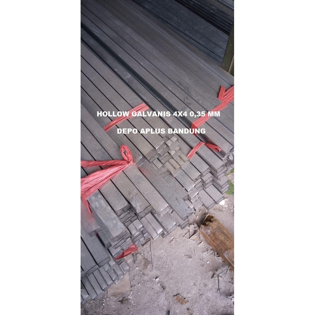 Hollow Galvanis Aplus 4x4 0,35 rangka plafon gypsum murah