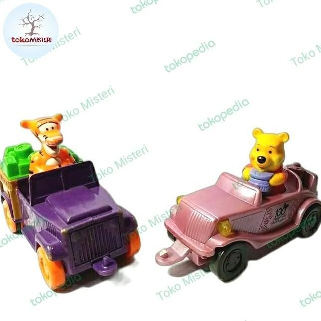 MOBIL WINNIE POOH TIGGER TIGER HAPPY MEAL 100 YEARS DISNEY MCD CAR TOY 2904T