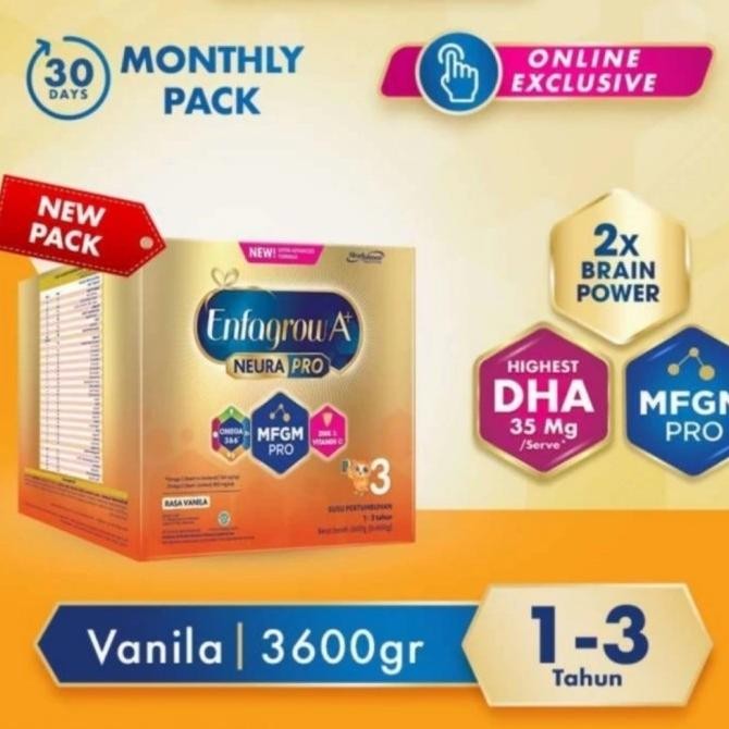 Promo Enfagrow 3 3600 Gr Vanilla