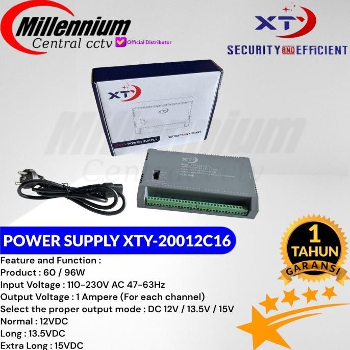 Power Supply Cctv 16 Channel New Stok