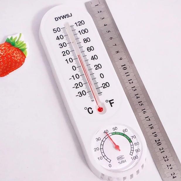 *****] Termometer Higrometer suhu kelembapan Ruang dinding ruangan analog