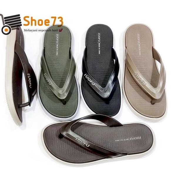 Luofu E 6193 E02M Ize 4044 Andal Jepit Jelly Pria Endal Cowo