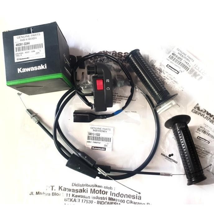 // Gas Spontan Set Ninja R/Rr/Ss Pnp Rx King Original Kawasaki