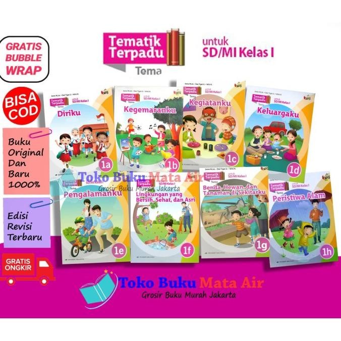 

PAKET TEMATIK TERPADU 1 TAHUN SD/MI KELAS I - IRENE ERLANGGA K13N