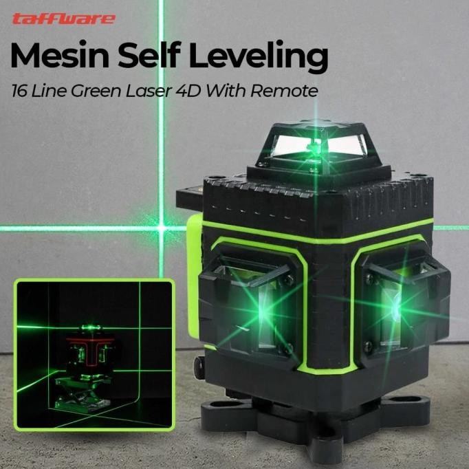 .........] Mesin Laser Self Leveling 14 Line Garis Remote Waterpass