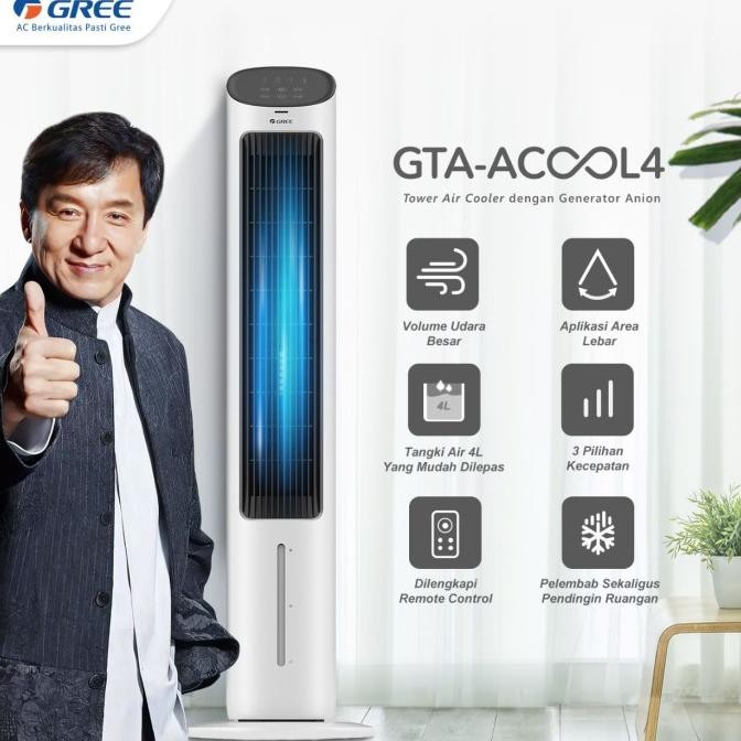 Air Cooler Gree GTA ACOOL4 portable pendingin udara aircooler ENC