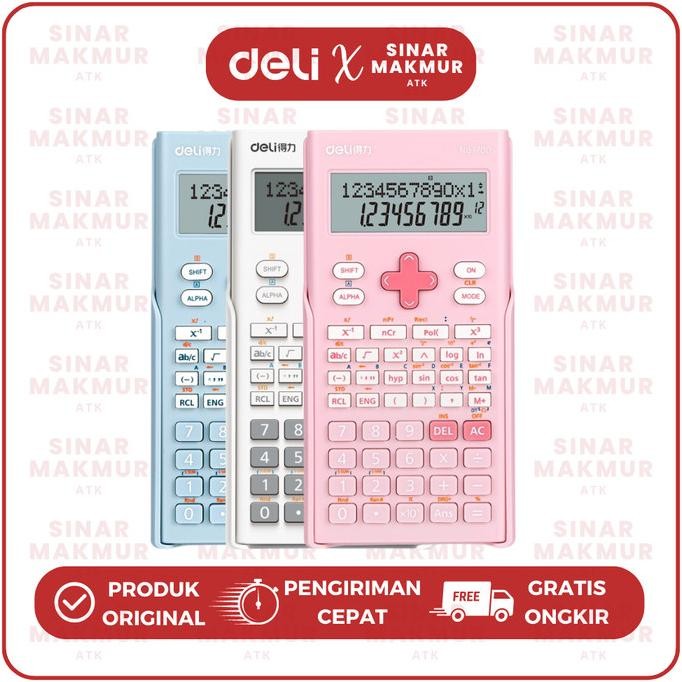 

Scientific Calculator / kalkulator Ilmiah / Sekolah DELI 1700 (PCS) RIY'