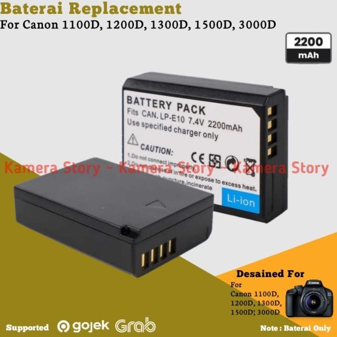 Produk Baru Baterai Canon LP-E10 Battery For EOS Canon 1100D / 1200D / 1300D
