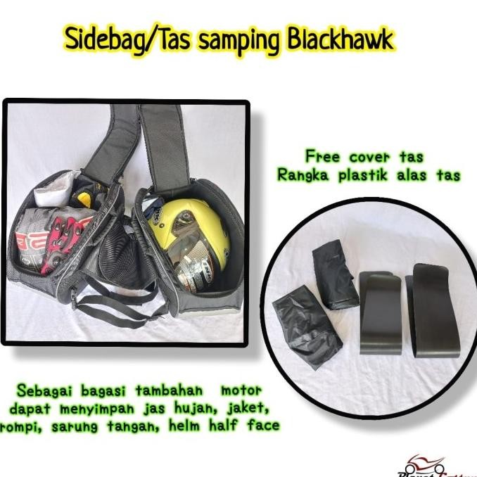 Tas Motor Blackhawk Bagasi Box Samping Nmax Tmax Xmax Lexi Aerox Pcx