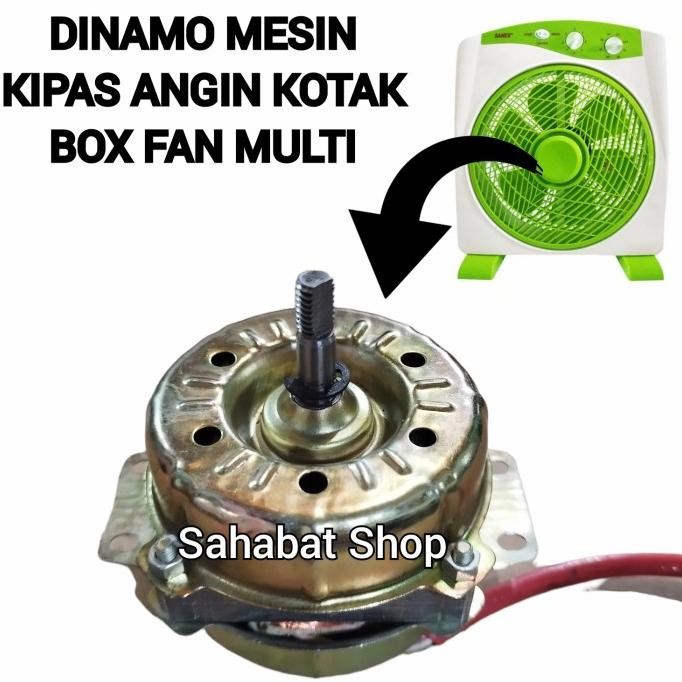 Original Dinamo Mesin Kipas Angin Duduk Kotak / Box Fan Multi Gmc Sanex Okayama