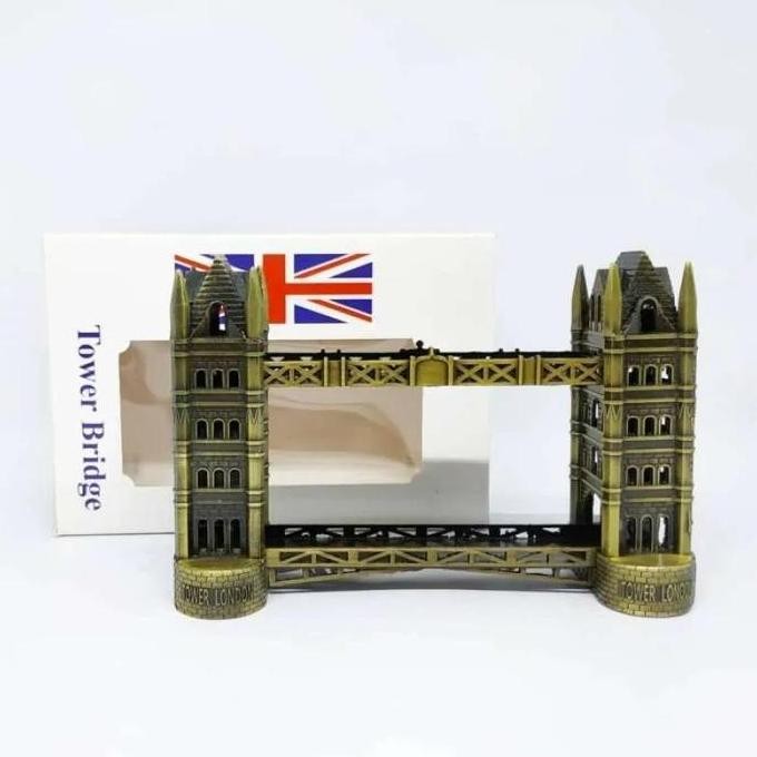 Pajangan Miniatur Tower Bridge London Bridge [gembira dendang] mainan