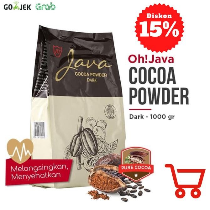 

BARU JAVA DARK COCOA POWDER 1000G DARK CHOCOLATE| ASLI (BUKAN REPACK)