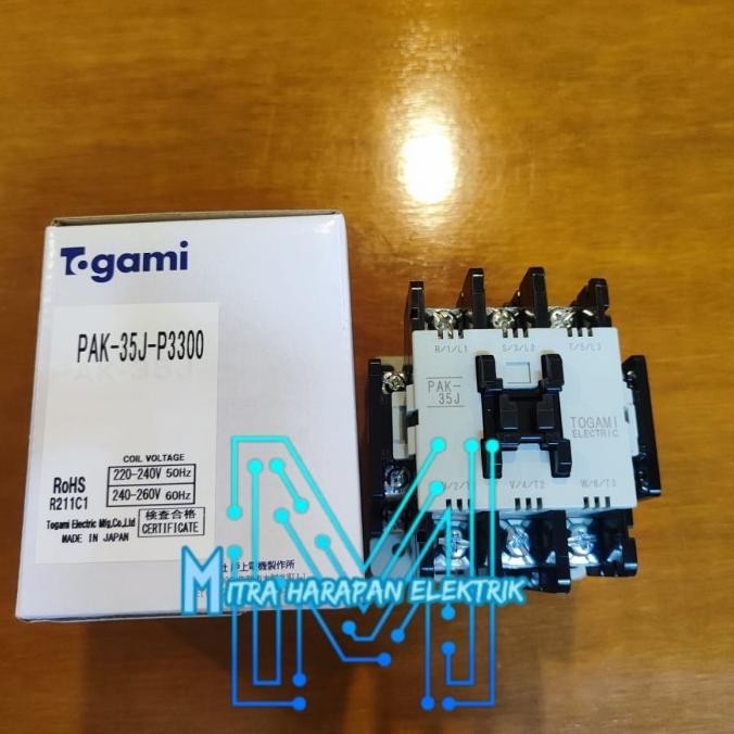 Pak 35J Togami Original Contactor New Baru New Stok