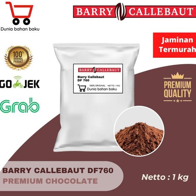 

BARU PURE COCOA POWDER BARRY CALLEBAUT. BUBUK COKLAT MURNI 760 1 KG