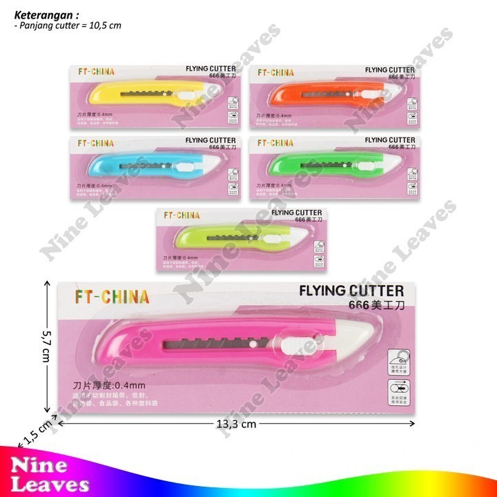 

[1 Pcs] Cutter Model Panjang 10,5 cm Flying Cutter