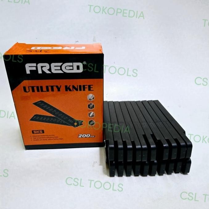 

Murah Isi Cutter Besar Refill FREED L150 18mm / Isi Cutter Besar / isi Pisau Cutter Besar 1 Kotak #csl Berkualitas