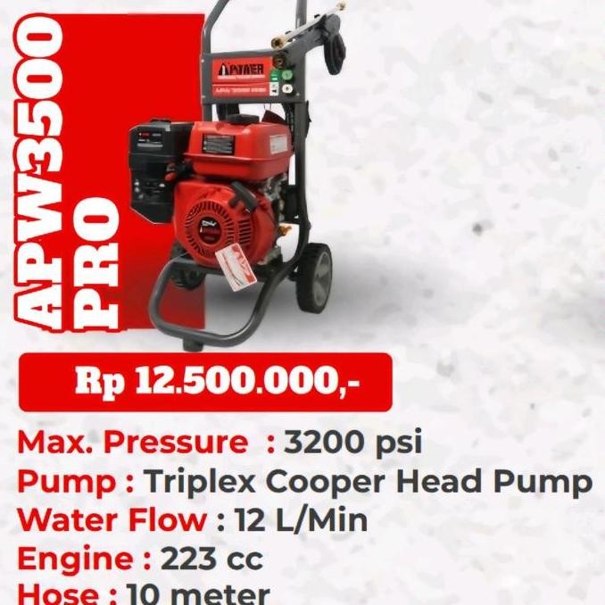 ] Aipower High Pressure Jet Cleaner Apw 3500 pro mesin cuci APW3500 AI POWER