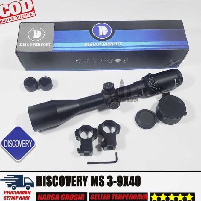 Terlaris Teleskop Discovery 3-9x40 MS Discovery MS 3-9x40 Tahan Getar Terbaru SALE