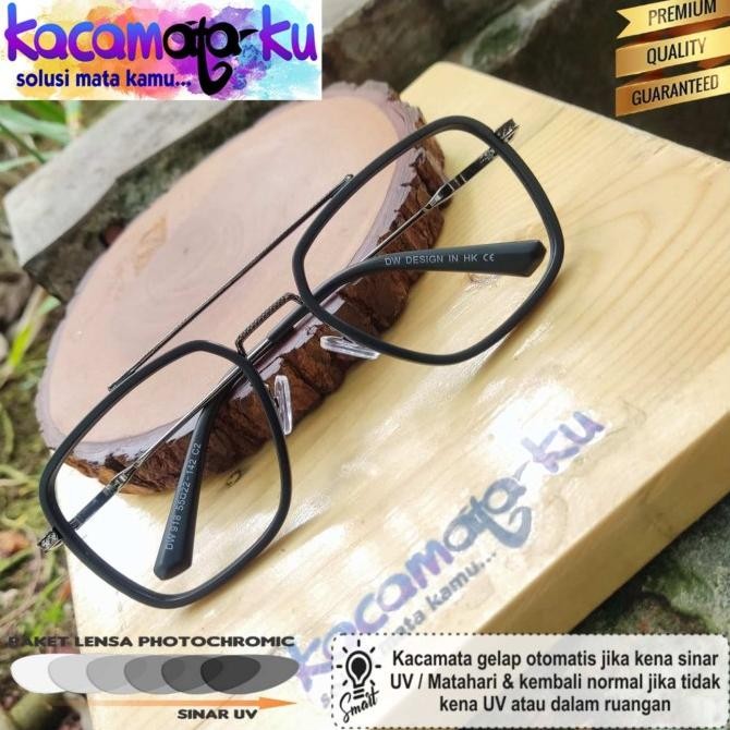 Terbaru Kacamata Minus Anti Radiasi Wanita Pria Cowok Korea Original Kotak 918