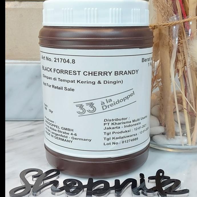 

Terbaru Dreidoppel Flavour Black Forest Cherry Brandy Kirschwasser Repack 120G