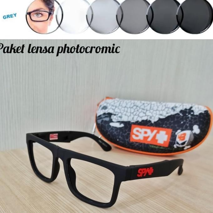 Terbaru Kacamata Minus Frame Kacamata Pria Frame Besar Lensa Photocromic