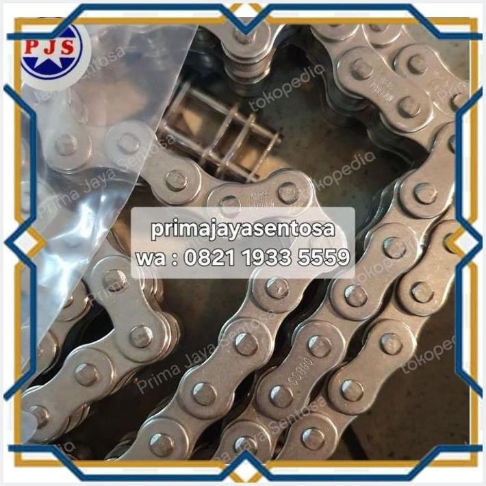 [pri] roller chain stainless double 08b x 2 british chain 08b ss sus 304