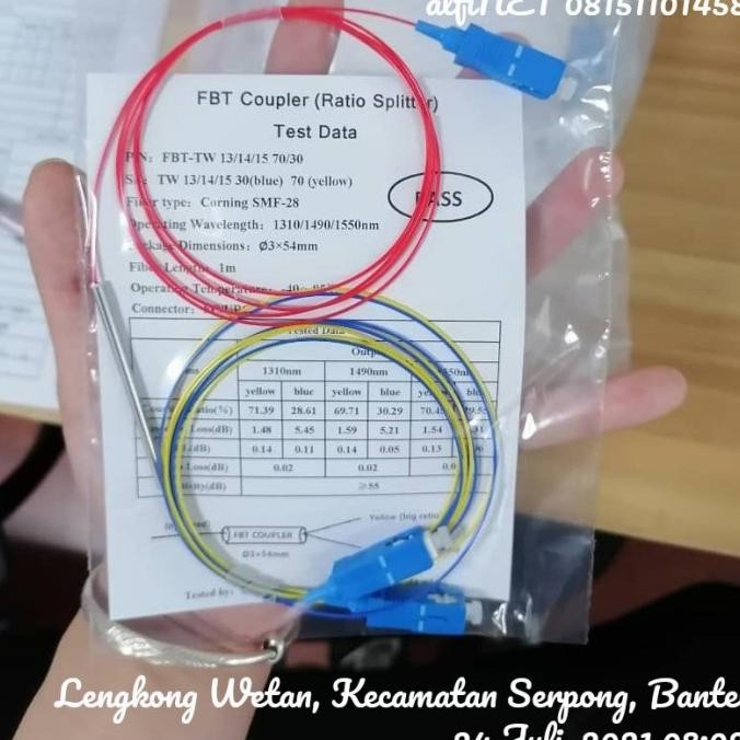 

Sale! Splitter ratio 6:94 Three window/FBT spliter ratio/coupler rasio UPC