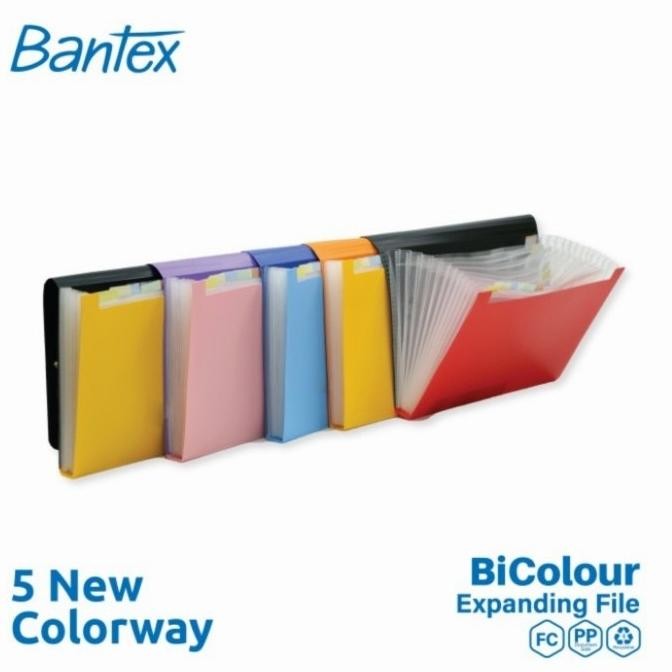 

ready Map sekat/ expanding file map F4 folio 12 pocket Bantex new color ori murah