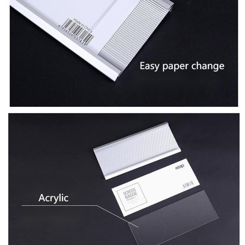 

SD83 Papan Nama Sliding Bahan Logam Tempat Papan Nama Self Adhesive Premium