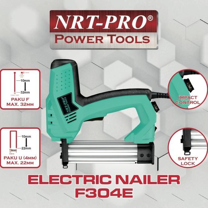 

Electric Nailer Nrt F304E Mesin Paku Tembak 2In1 Staples Gun Listrik Co