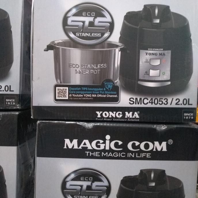 Grosir Yongma Rice Cooker Panci Stainless Yongma Magic Com Smc 4053 2 Liter