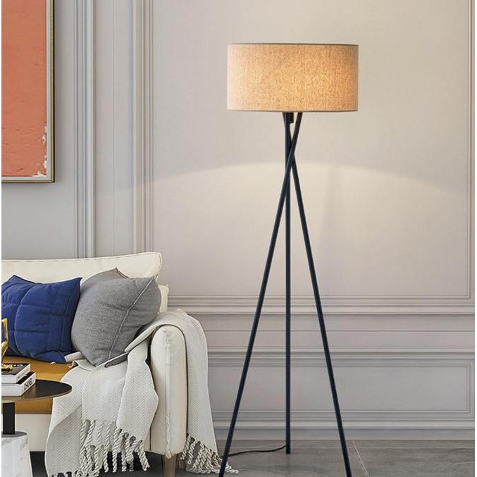 Mid-Century Tripod Floor Lamp Modern Floor Lamp Lampu Lantai Co