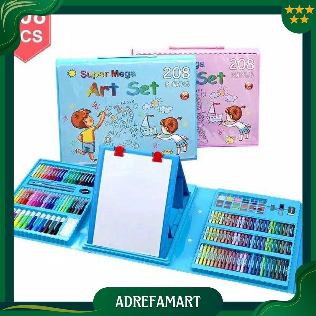 

Crayon Set 208Pcs / Krayon Mewarnai Anak 208Pcs / Pensil Warna Set 208Pcs Gratis Ongkir