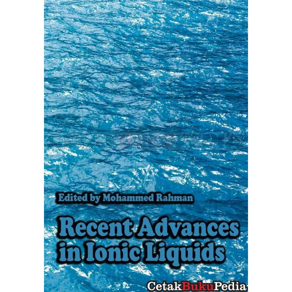 Book Rahman M Recent Advances In Ionic Liquids 9