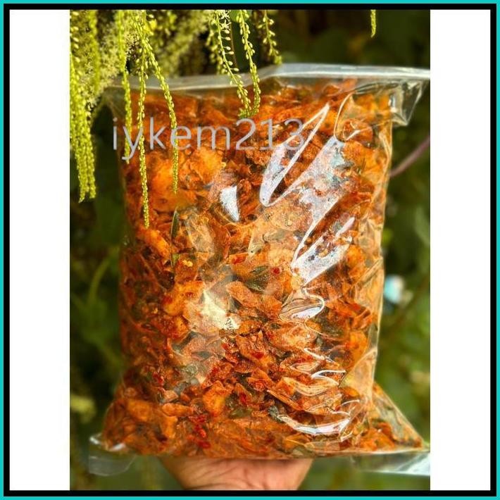 

KERIPIK SINGKONG KRIWIL PEDAS DAUN JERUK 1KG