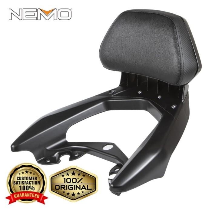 Sandaran Jok Belakang + Braket For Yamaha Nmax 2020 Original Dan Terpercaya
