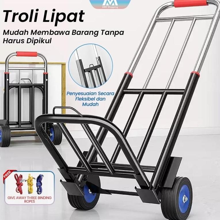 Troli Lipat 100 kg / 120 kg / 180 kg Trolley Lipat Serbaguna/ Trolley /Barang Serbaguna Luggage Carr