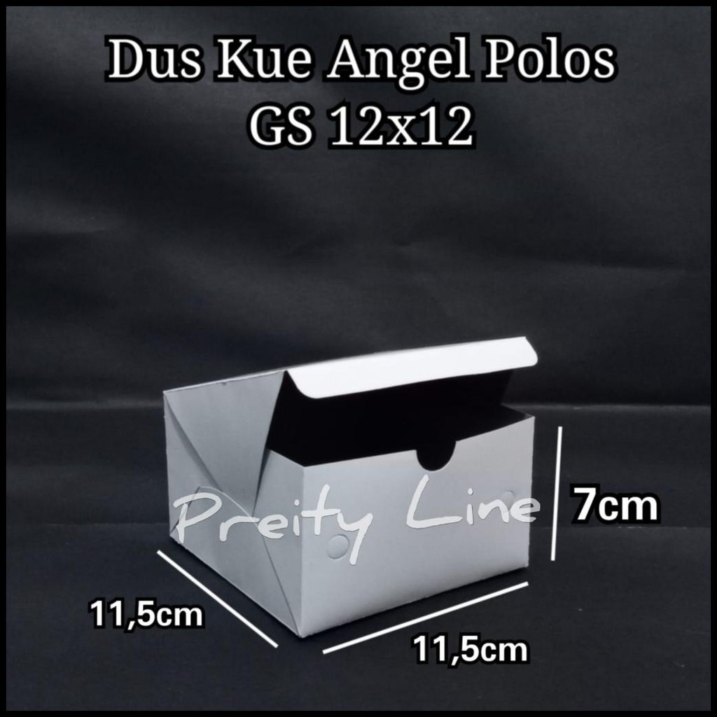 

Ready Dus Kue Gs Polos - Box Kue Makanan/Snack @100Pcs {Terlaris|Best Seller}