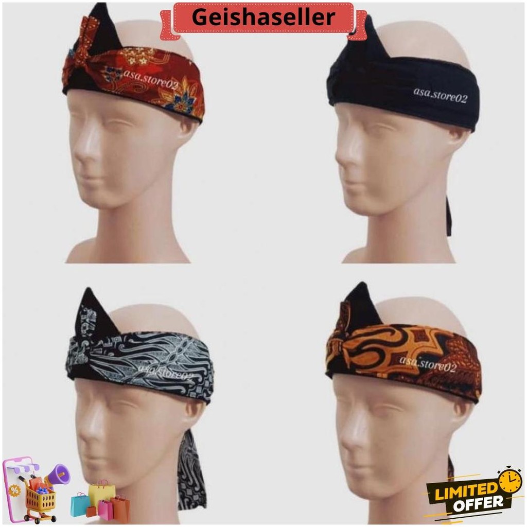 Ikat Kepala Sunda Udeng Sunda Udeng Jawa Barat Blangkon Adat Topi Adat Topi Festival Cod