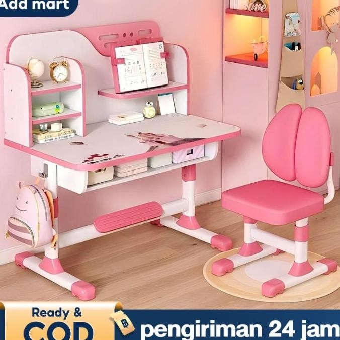 Meja Belajar Anak/Meja Belajar Minimalis/Meja Belajar Aesthetic/Meja Rias