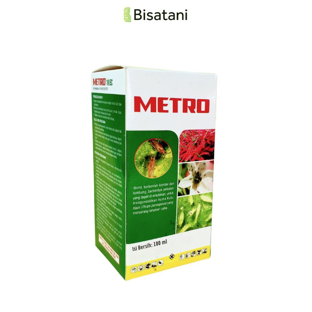 Rg-4 Bisatani - Obat Keriting Daun Tanaman Cabai Metro 100Ml Kriting Cabe Thrips Ulat