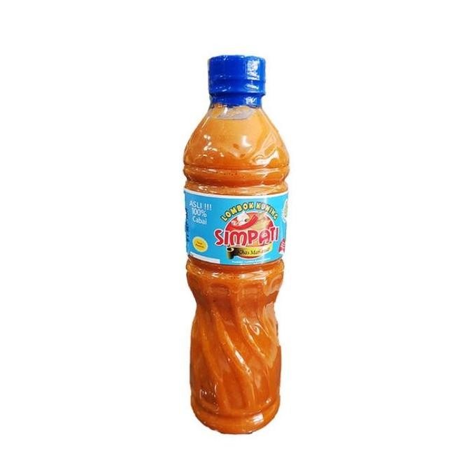 

Sale Lombok Kuning Simpati Asli Makassar 330Ml| Sambal Makassar| Saus Pedas Simpati Makassar Sauce