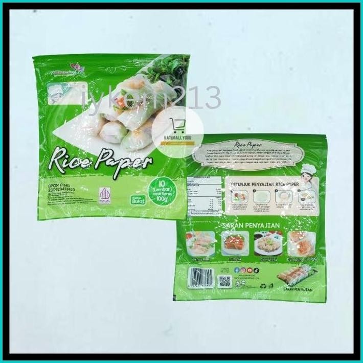 

JAVASUPERFOOD RICE PAPER ISI 10 / KULIT LUMPIA VIETNAM / RICE SPRING ROLL BULAT